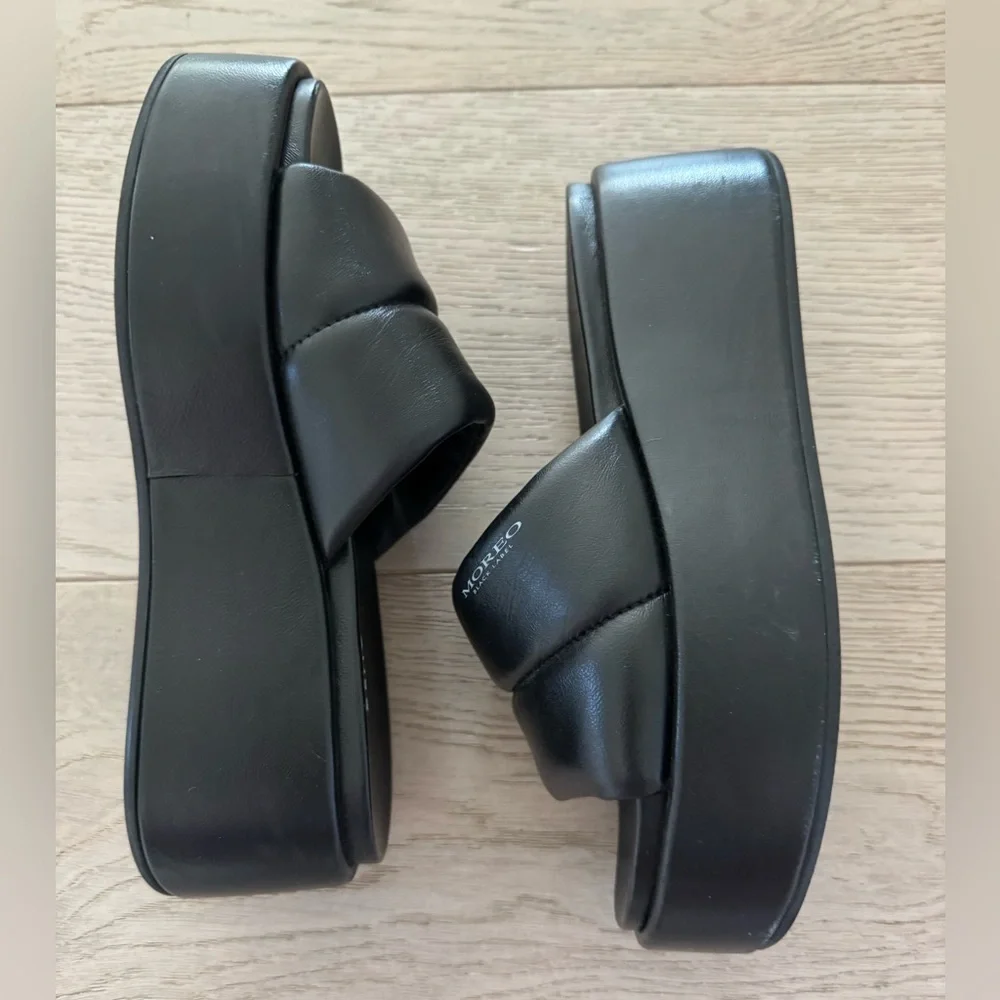 Marco Moreo Milano “Stephanie” Black Sandal size 35